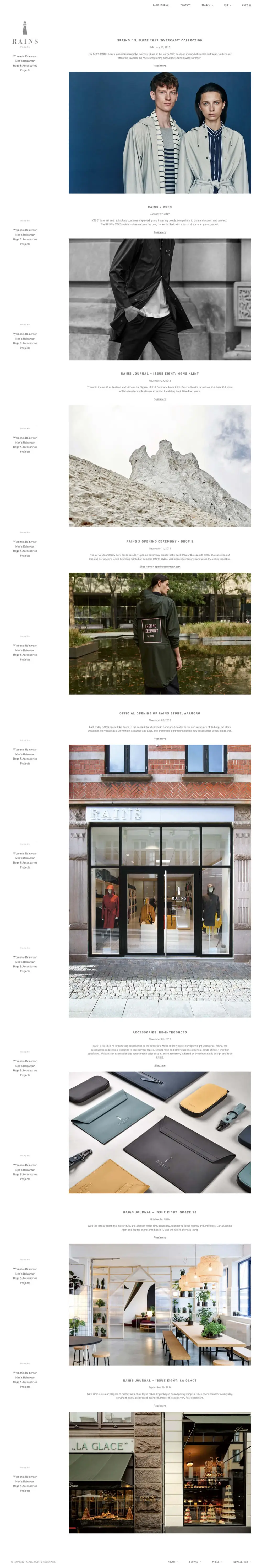 RAINS – Rainwear, Bags & Accessories | RAINS – Defying Danish Weather Since 2012 overview image