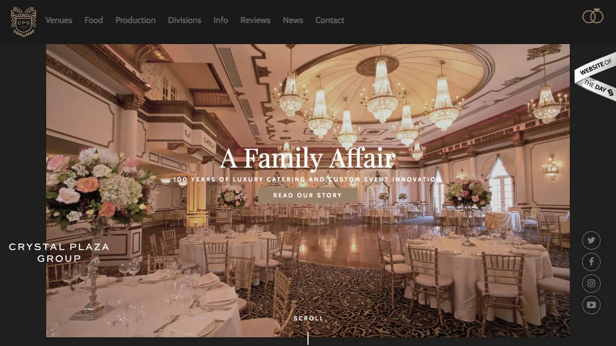 NJ and NY Event Producer and Caterer | Crystal PlazaCrystal Plazaのアイキャッチ画像