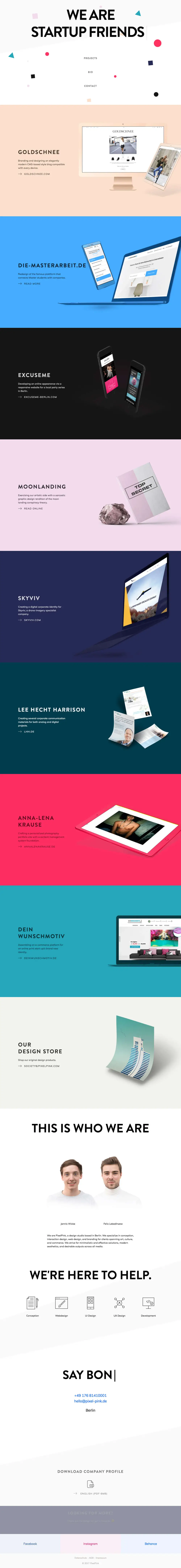 PixelPink – Design Studio Berlin overview image