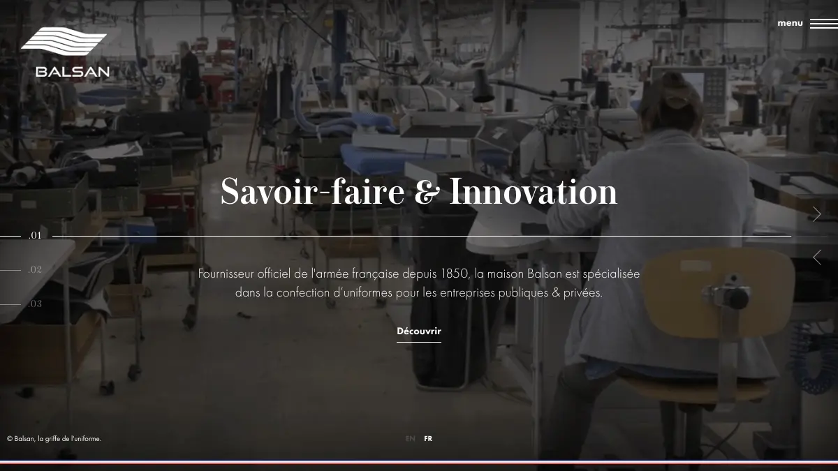 Balsan, la Griffe de l’uniformeのアイキャッチ画像