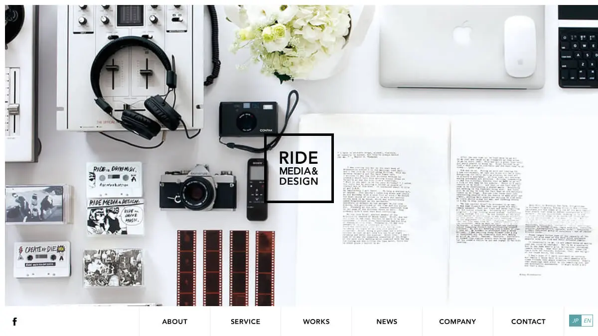 RIDE MEDIA&DESIGN株式会社 オフィシャルサイトのアイキャッチ画像