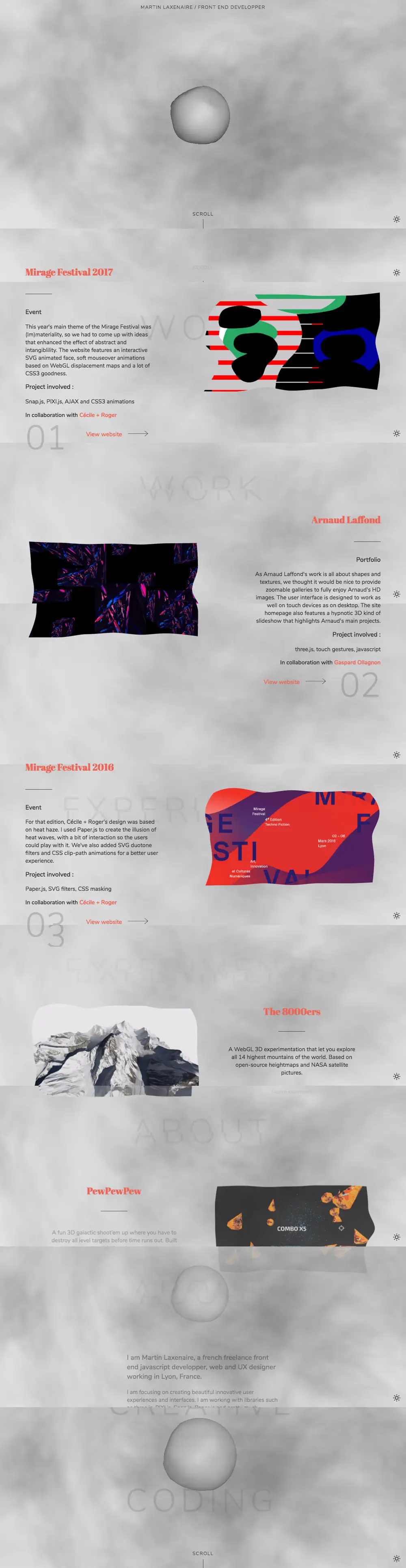 Martin Laxenaire / Front end developper overview image