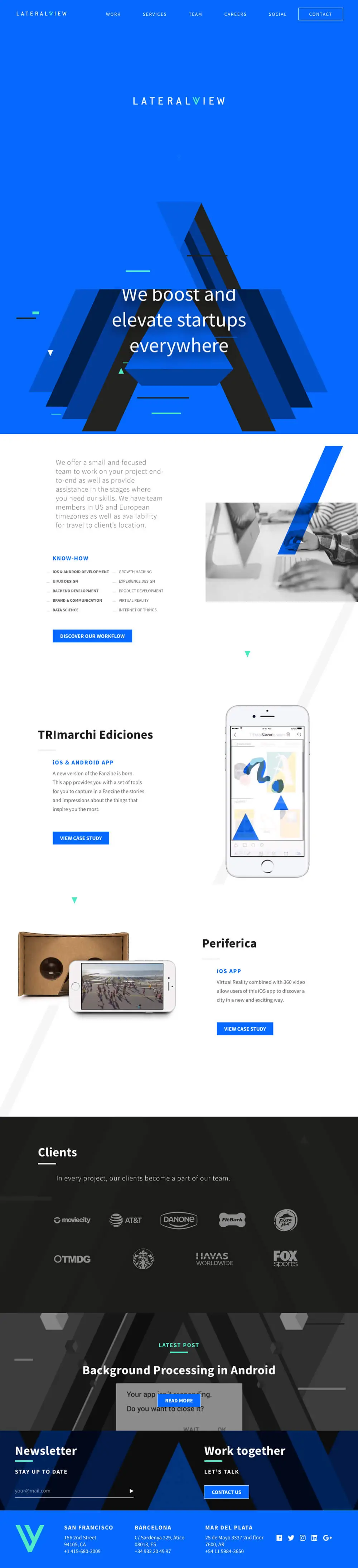 Lateral View: Mobile & Design Innovation Studio – iOS, Android, Web. overview image