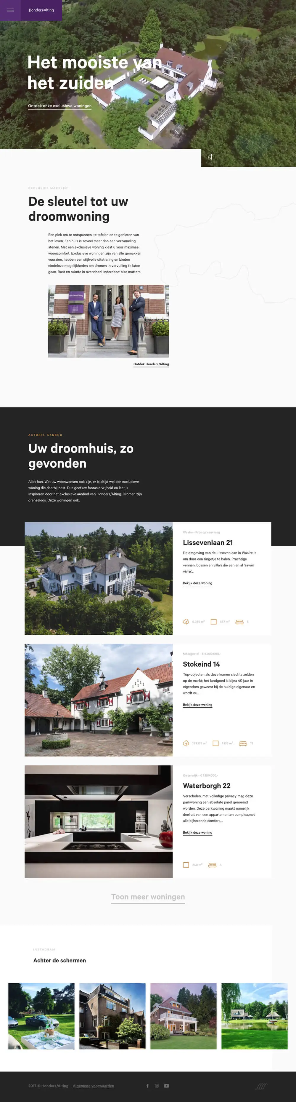 Exclusieve woningen · Honders/Alting · Makelaars overview image