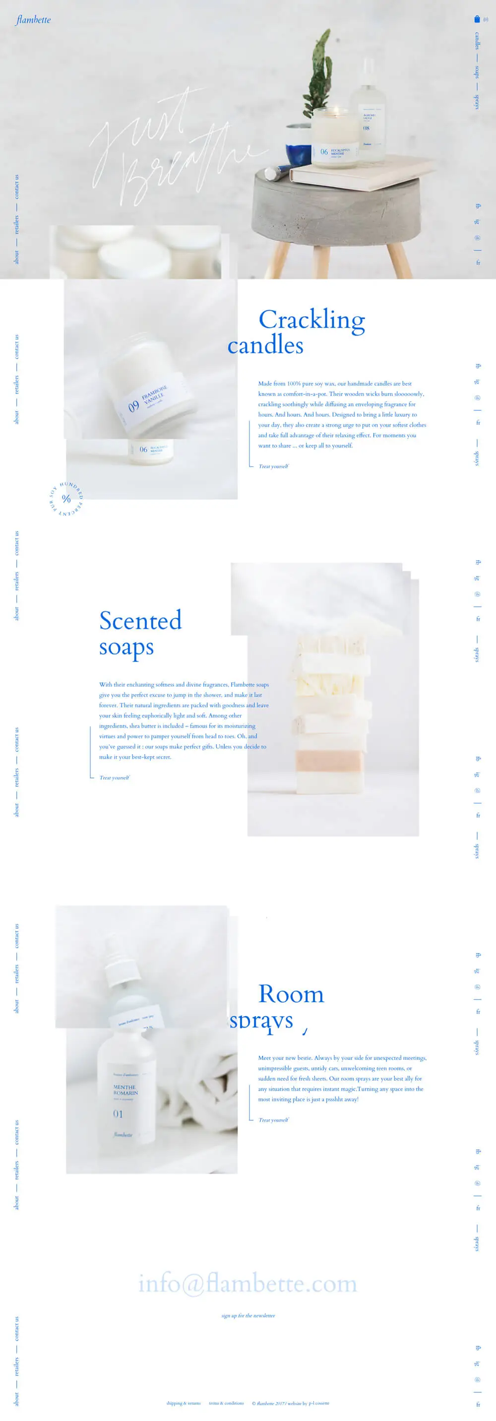 Homepage – Flambette overview image