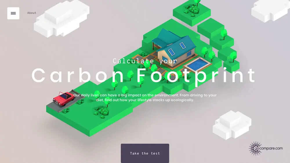 Gocompare – Calculate your Carbon Footprintのアイキャッチ画像