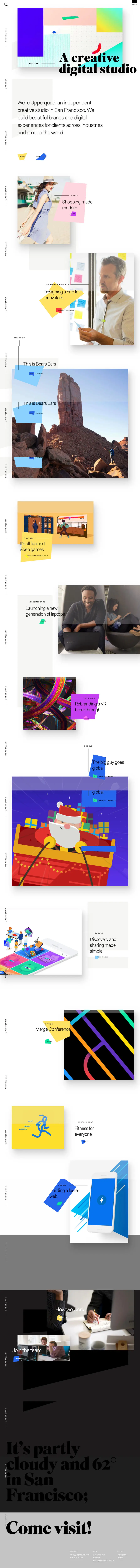 Upperquad | A creative digital studio in San Francisco overview image