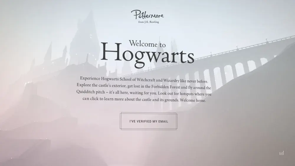 Welcome to Hogwarts – Pottermoreのアイキャッチ画像