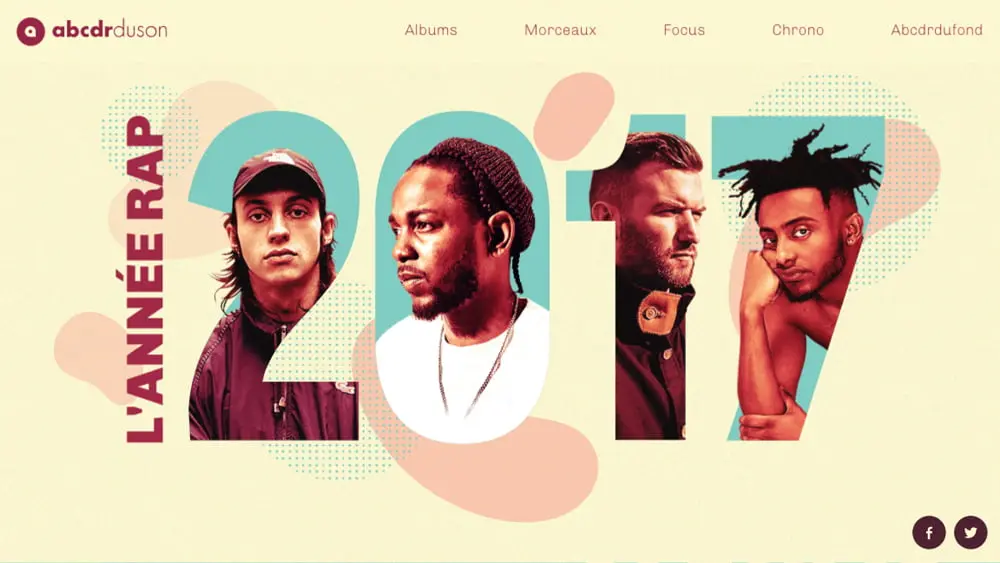 L’année rap 2017のアイキャッチ画像