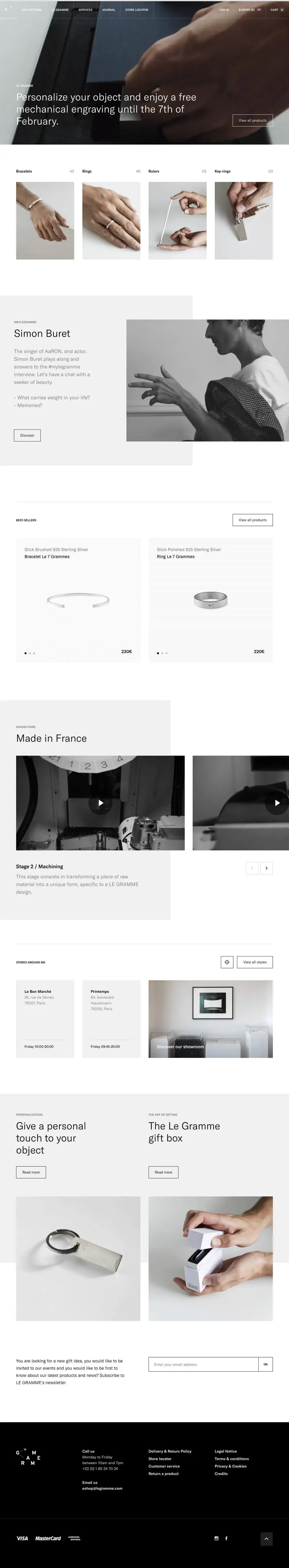 LE GRAMME overview image