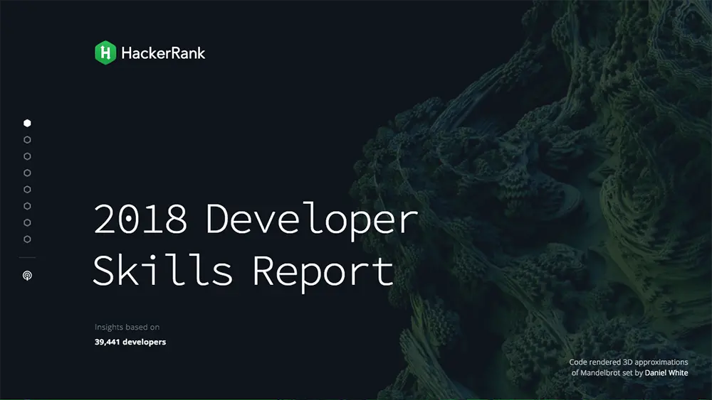 2018 Developer Skill Reportのアイキャッチ画像