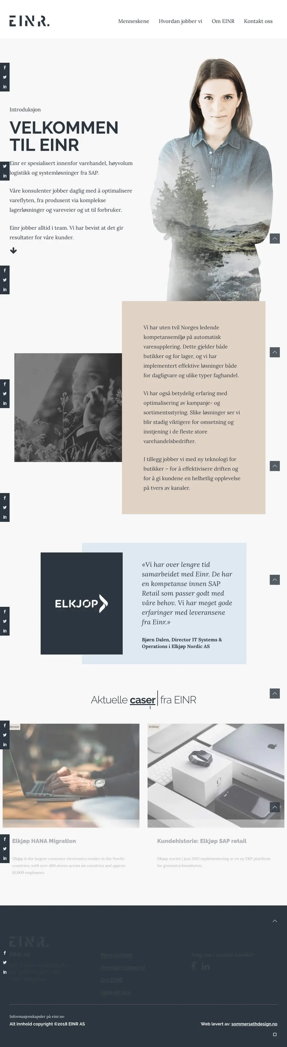 Einr AS overview image