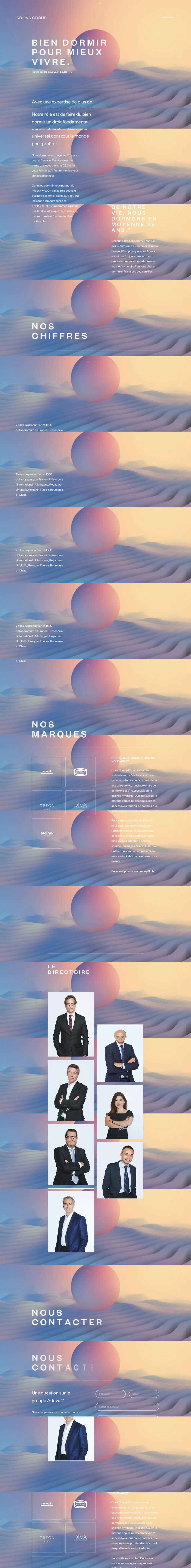 Adova Group, bien dormir pour mieux vivre overview image