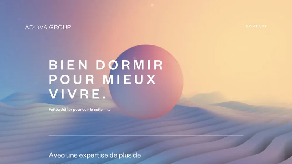 Adova Group, bien dormir pour mieux vivreのアイキャッチ画像