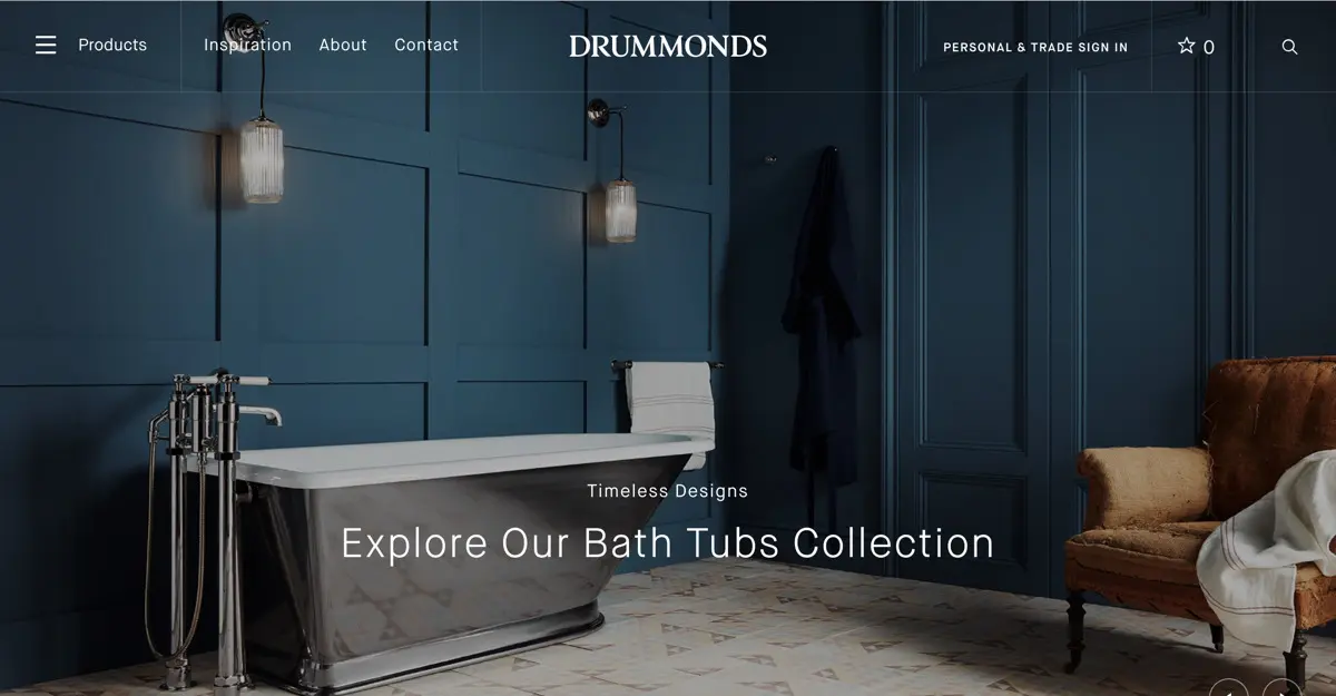 Classic Luxury Bathrooms from Drummonds; Cast Iron Baths and More…のアイキャッチ画像