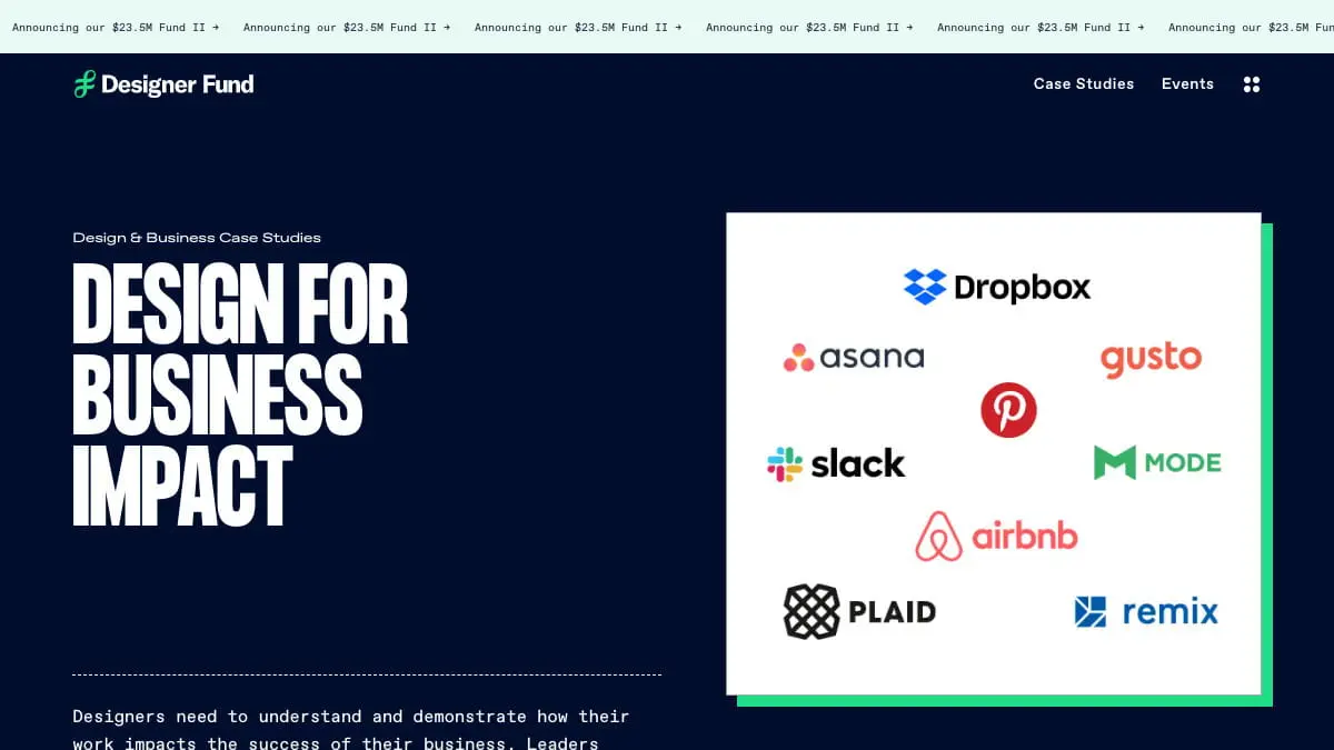 Design For Business Impact | Designer Fundのアイキャッチ画像