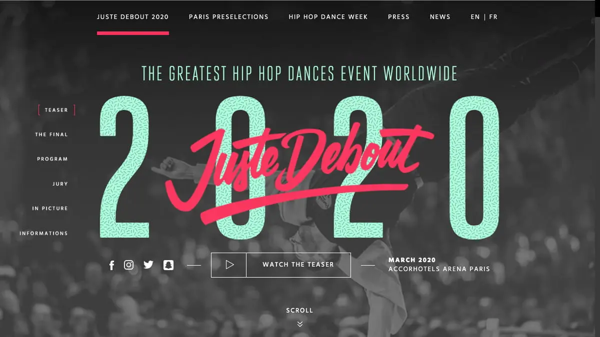 Juste Debout 2020 – The greatest hip hop dances event worldwideのアイキャッチ画像