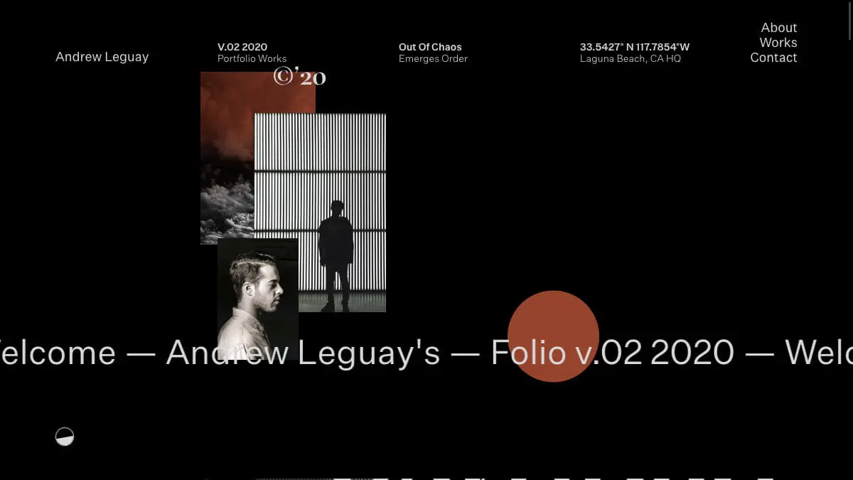 Andrew Leguay Folio 2020のアイキャッチ画像