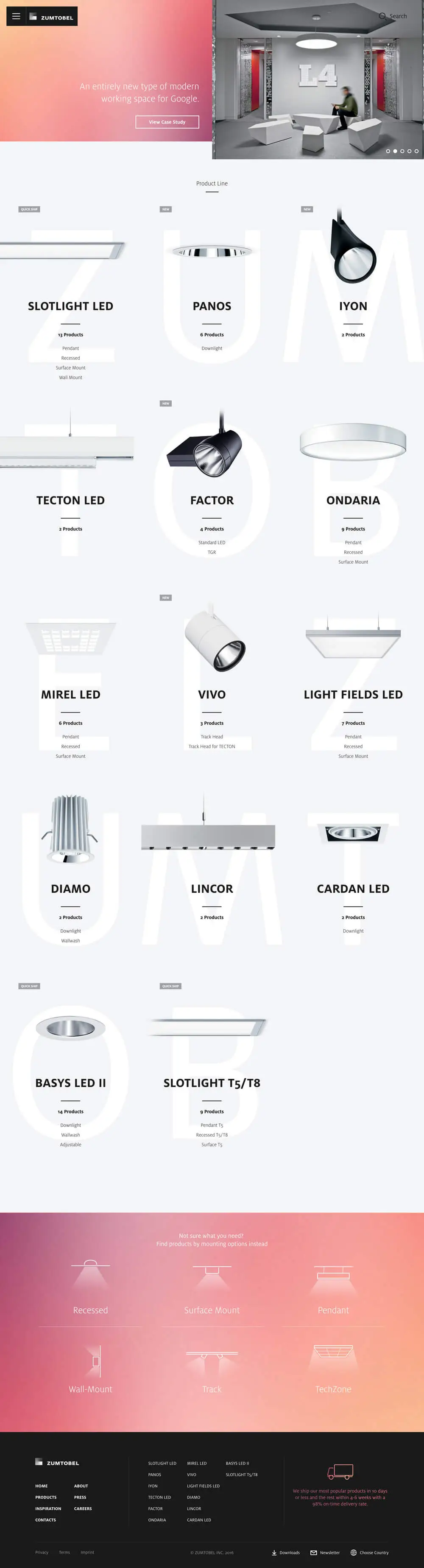 SUPERIOR LIGHTING DESIGN AND SUSTAINABILITY | Zumtobel overview image