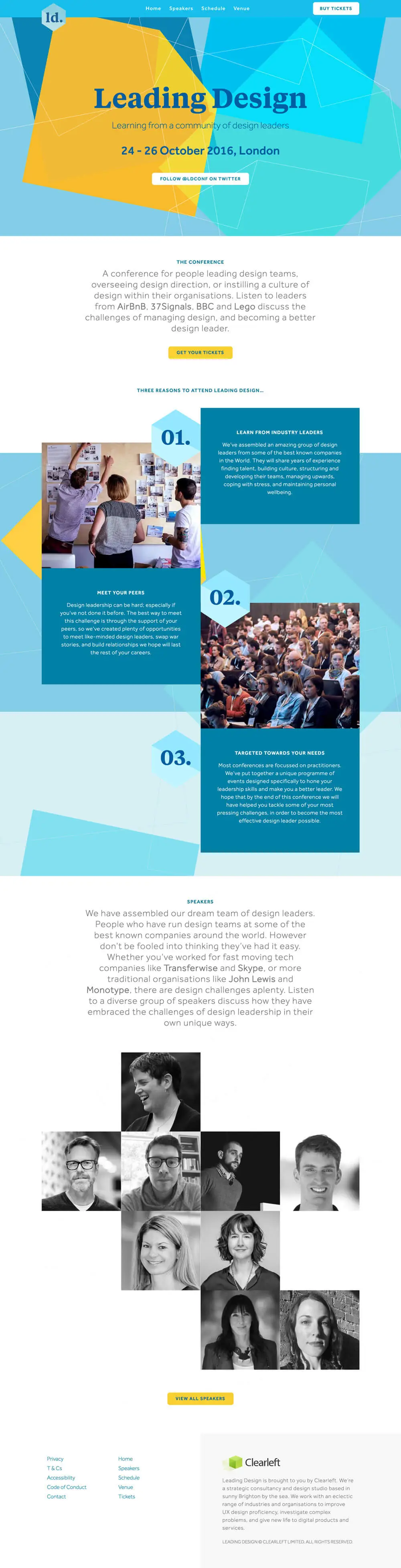 Leading Design Conference 2016 overview image