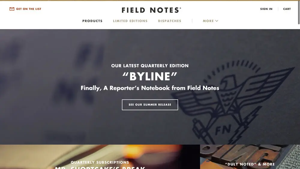 Field Notesのアイキャッチ画像