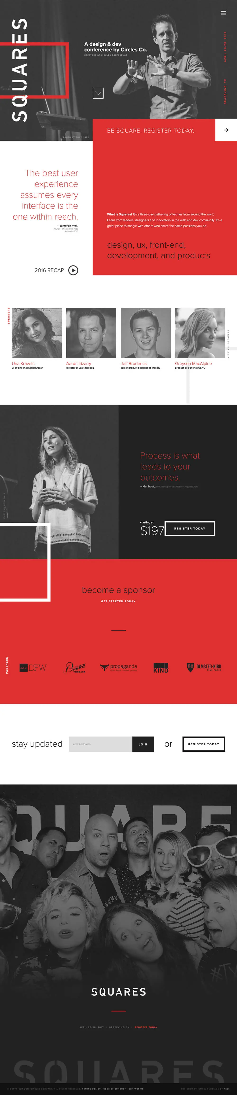 Squares Conference: A design & dev conference by Circles Co. overview image