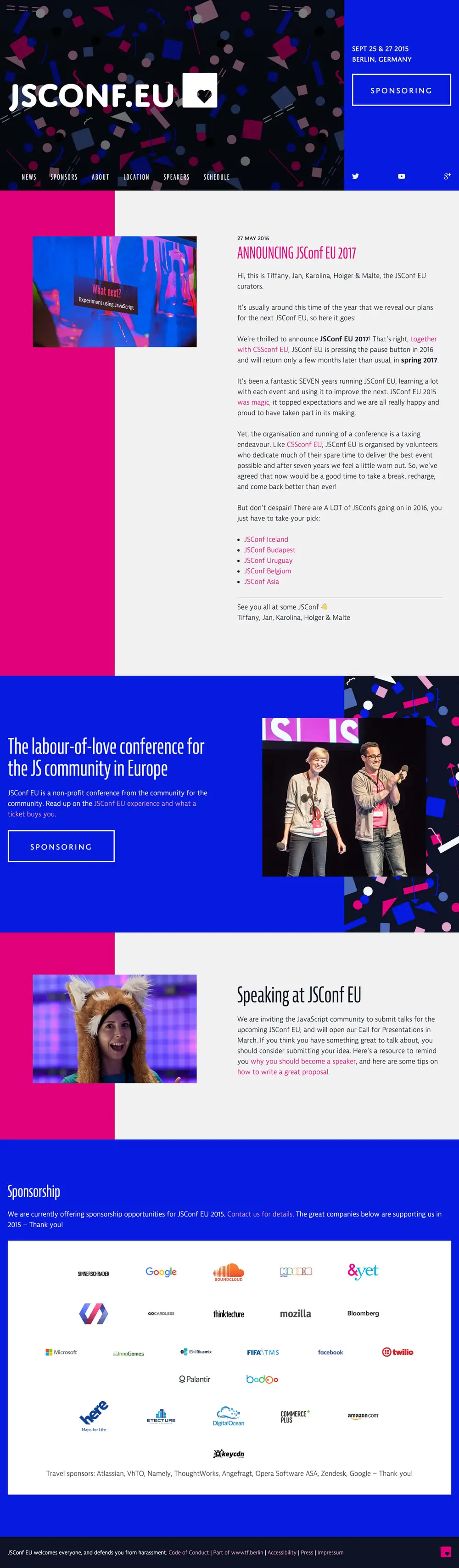 JSConf EU 2015 overview image
