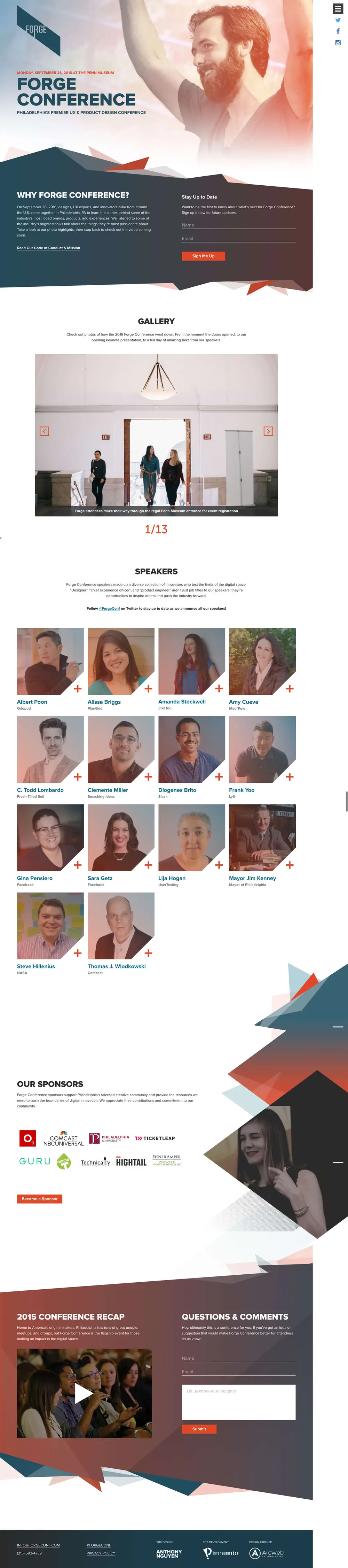 Forge Conference 2016 | Philadelphia’s Premier UX & Product Design Conference overview image