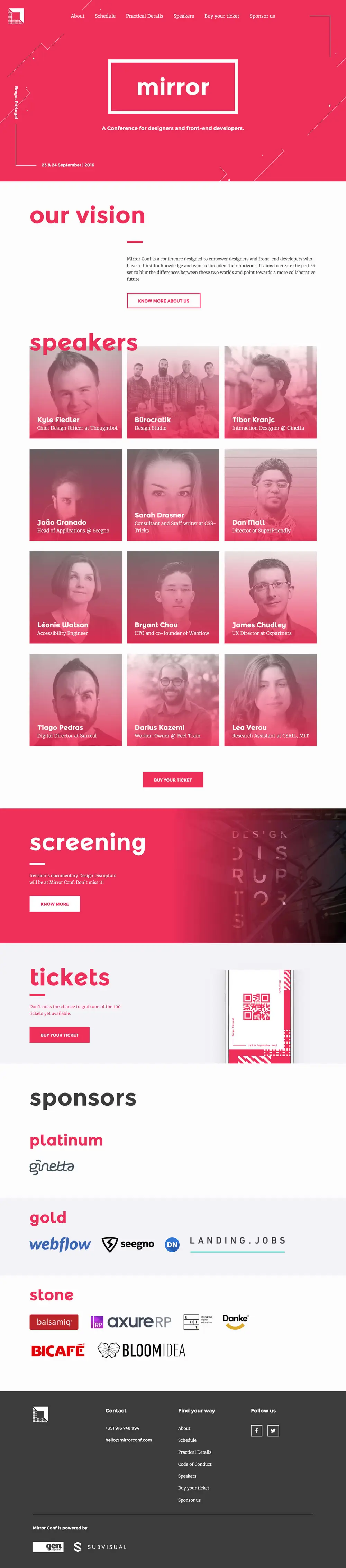Mirror Conf overview image