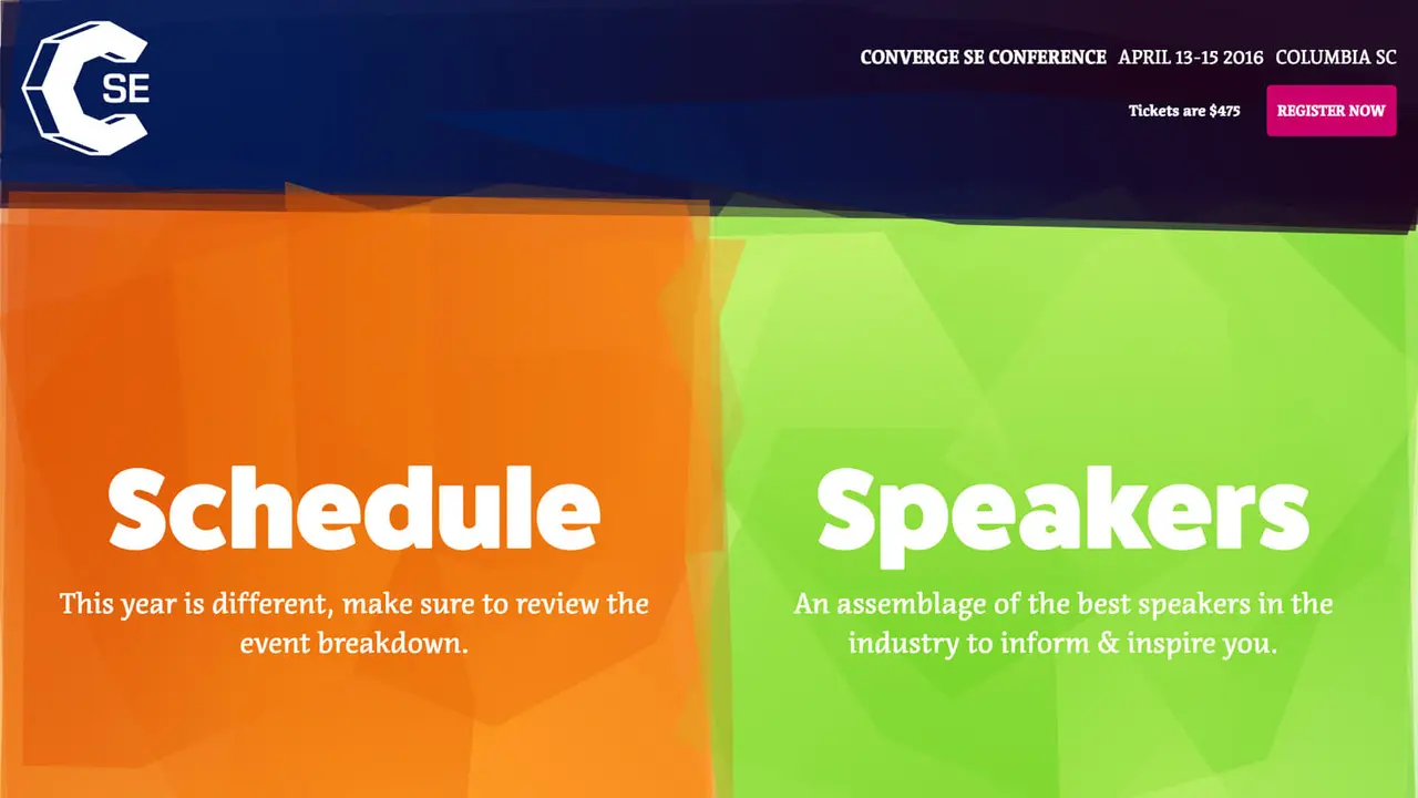 ConvergeSE 2016 | Columbia, SC | April 13-15 2016のアイキャッチ画像