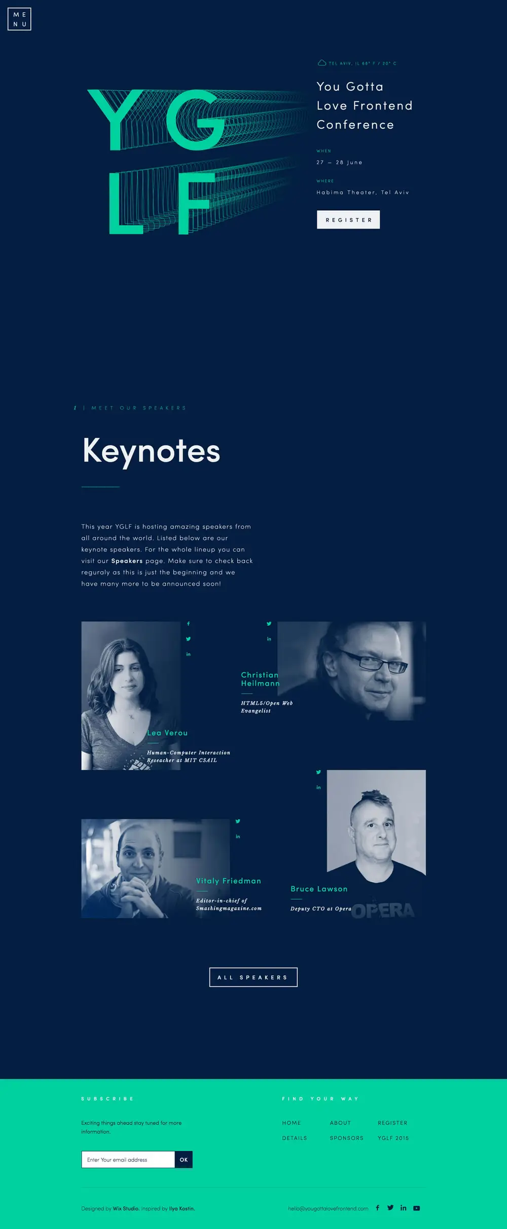 You Gotta Love Frontend Conference | June 27-28, 2016 | Tel Aviv, Israel overview image
