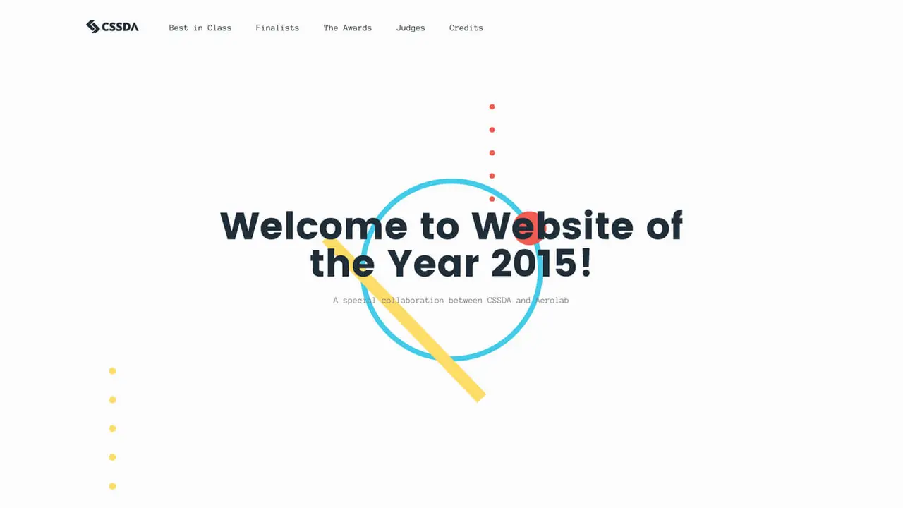 Website of the Year 2015 – CSS Design Awardsのアイキャッチ画像
