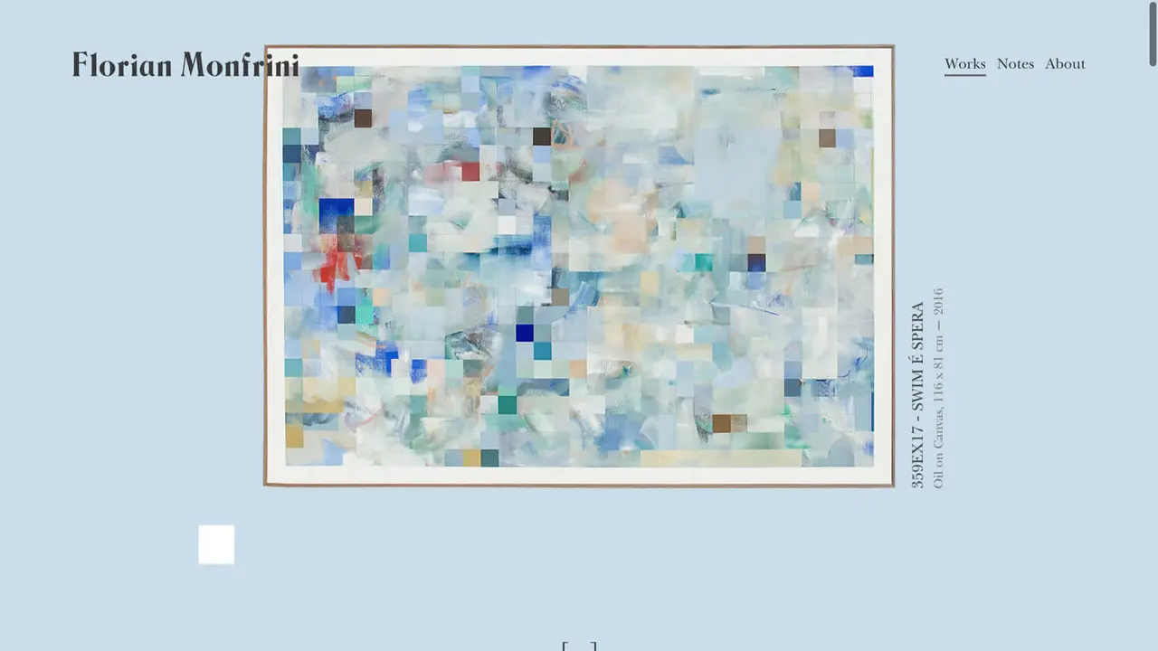 Florian Monfrini french painter artistのアイキャッチ画像