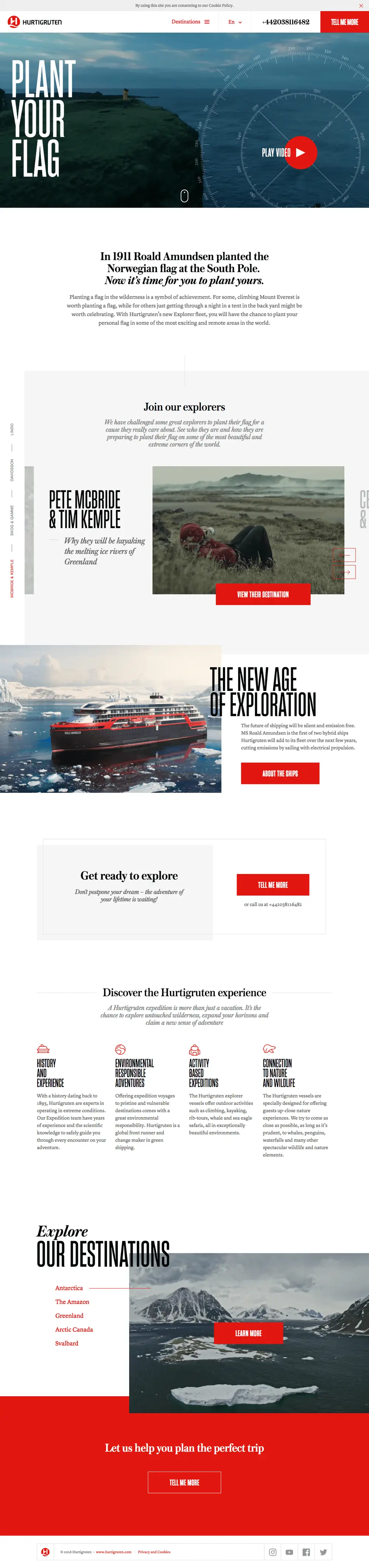 Plant your flag | Hurtigruten overview image