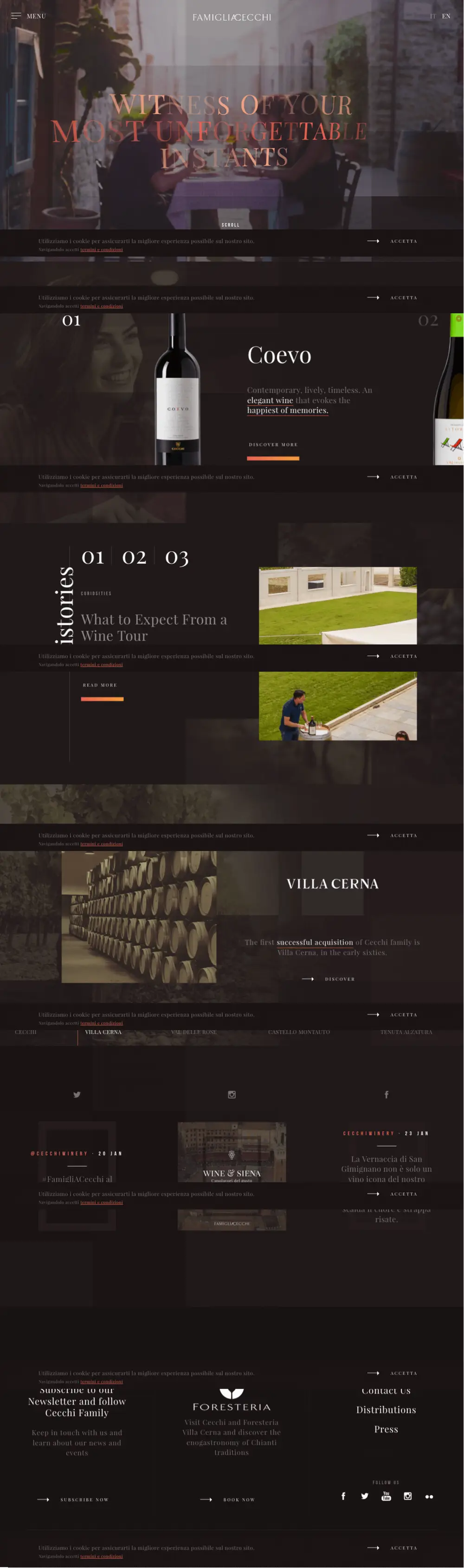Famiglia Cecchi | Official site overview image