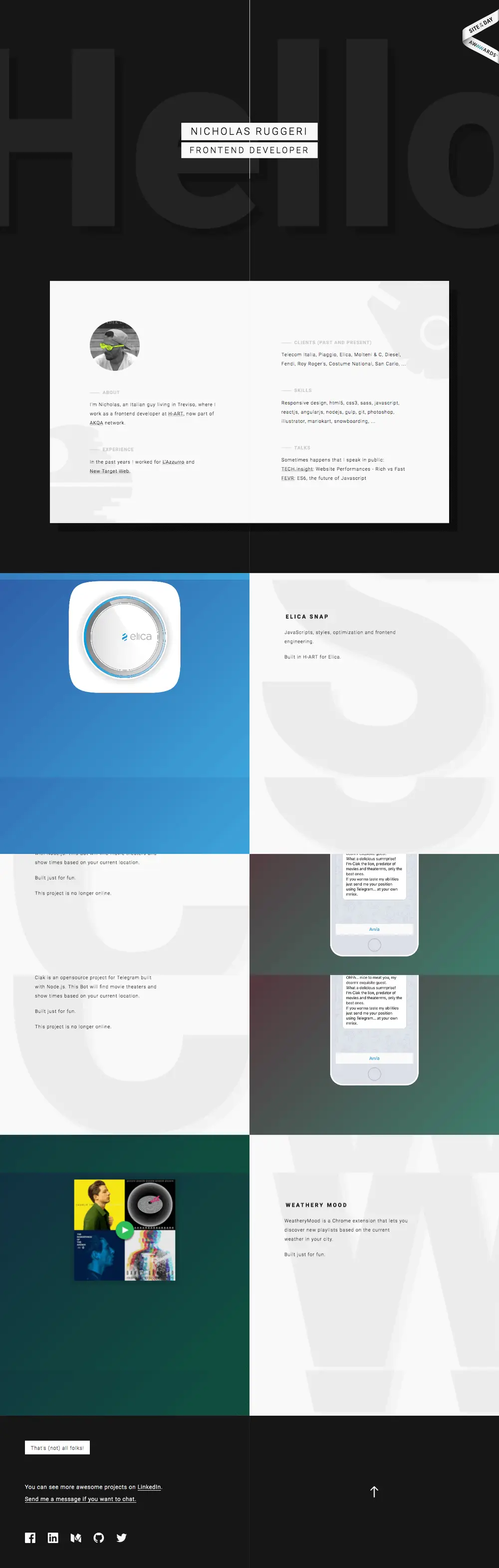 Nicholas Ruggeri • Frontend Developer and Snowboarder from Italy overview image