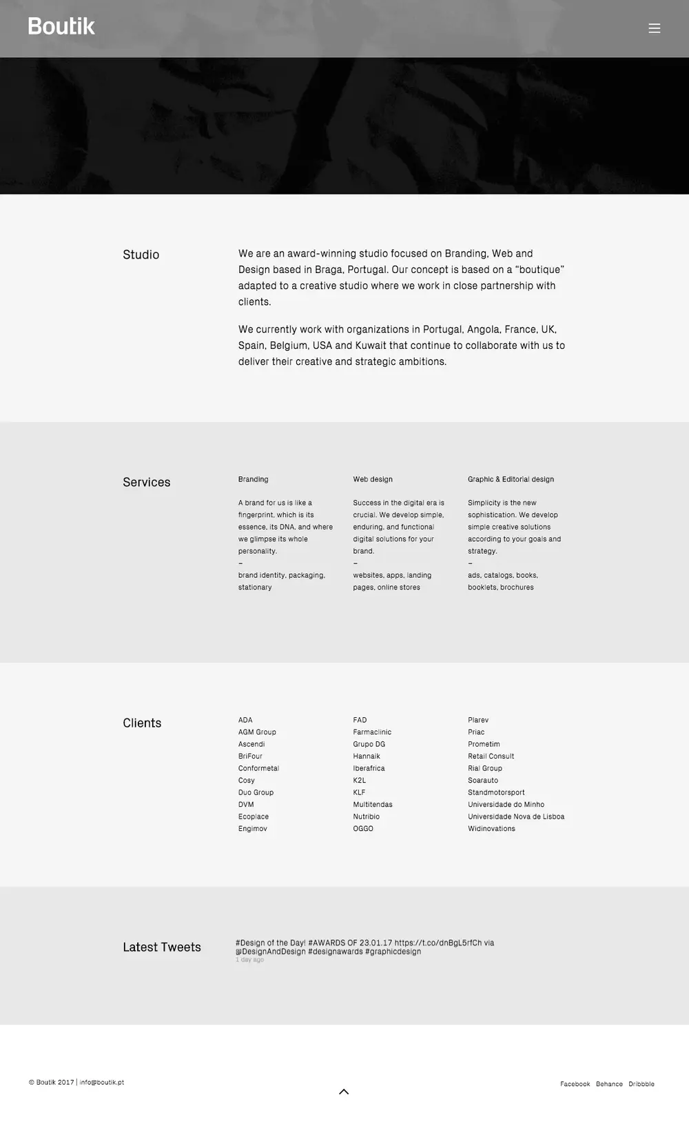 Branding Web Design – Boutik Studio – Branding Tailors overview image