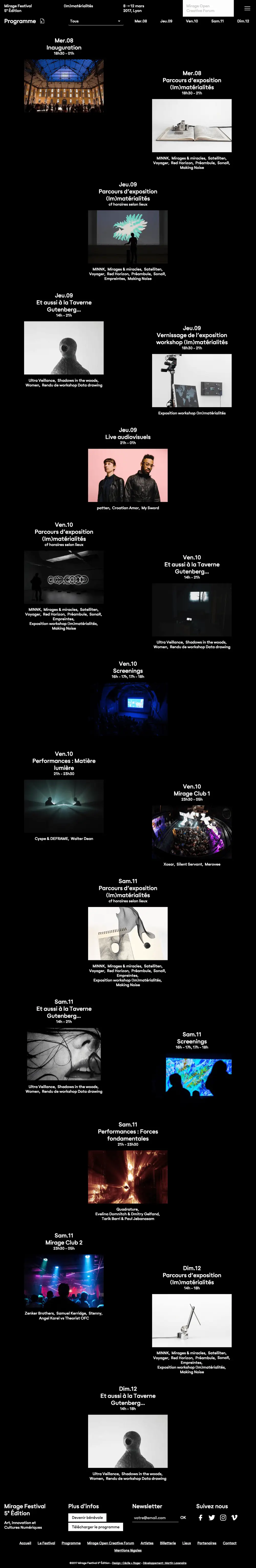 Mirage Festival 5ᵉ Édition overview image