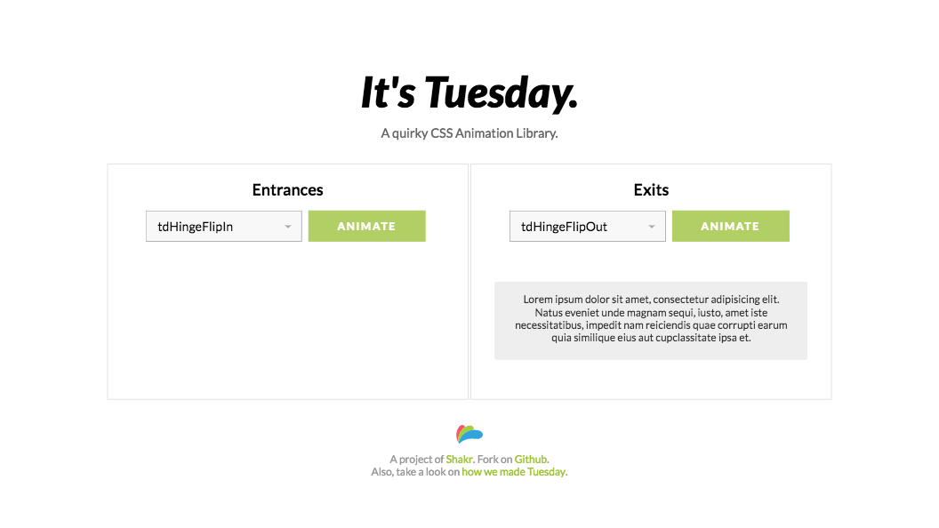 tuesday